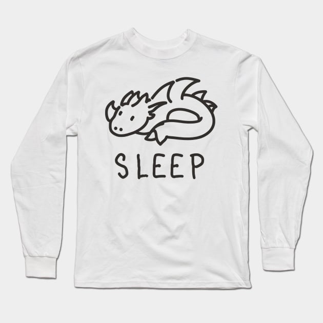 Baby Dragon Long Sleeve T-Shirt by Ridzdesign